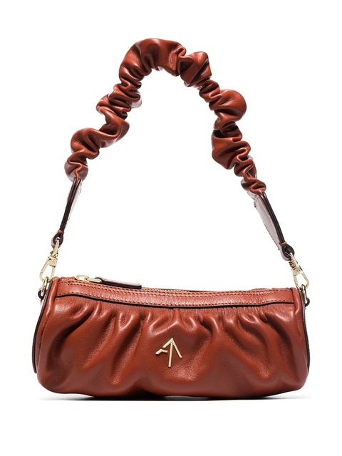 Manu Atelier Mini Cylinder shoulder bag - Brown - zdjęcie produktu nr 1