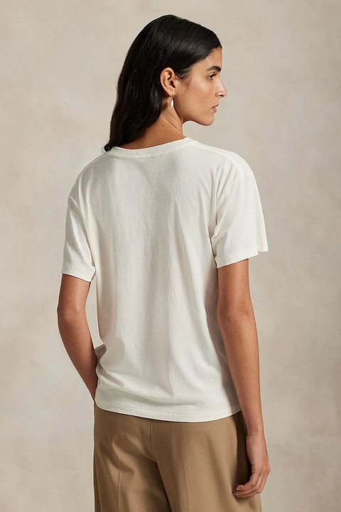 Polo Ralph Lauren t-shirt bawełniany damski kolor biały 211A87162 - zdjęcie produktu nr 2