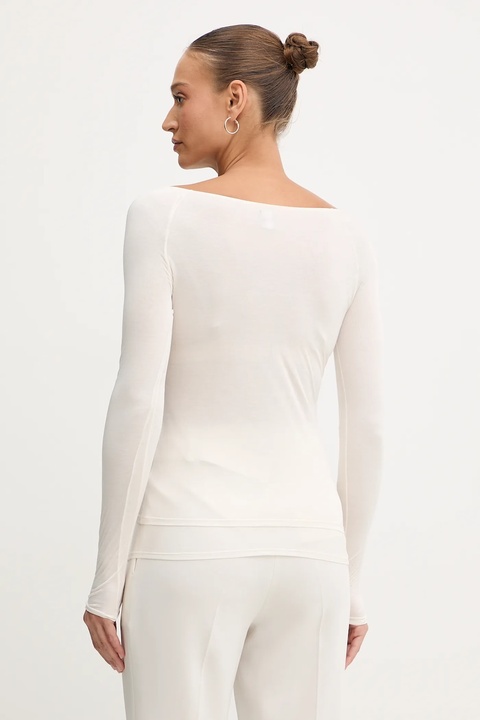 BOSS longsleeve kolor beżowy 50553548 - zdjęcie produktu nr 2