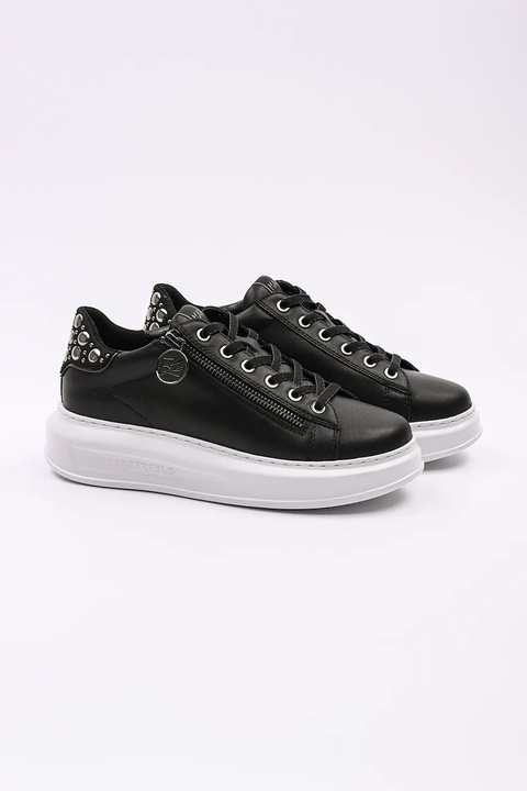 Karl Lagerfeld sneakersy skórzane KAPRI kolor czarny KL62527F - zdjęcie produktu nr 1