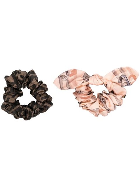 FENDI set-of-two elasticated hair bands - Pink - zdjęcie produktu nr 1