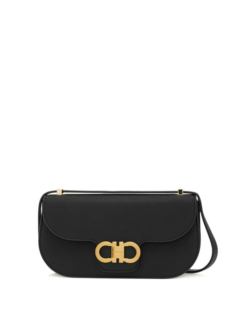 Ferragamo Double Gancini cross body bag - Black - zdjęcie produktu nr 1