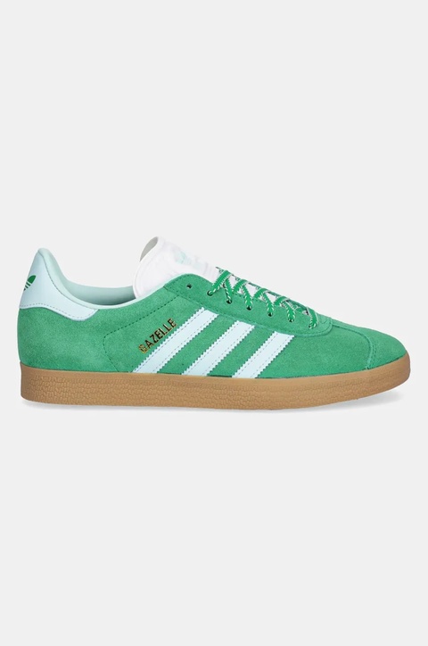 adidas Originals sneakersy zamszowe Gazelle damskie kolor zielony JH7218 - zdjęcie produktu nr 2
