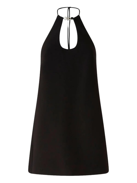 PINKO halter-neck tie-fastening cocktail dress - Black - zdjęcie produktu nr 1