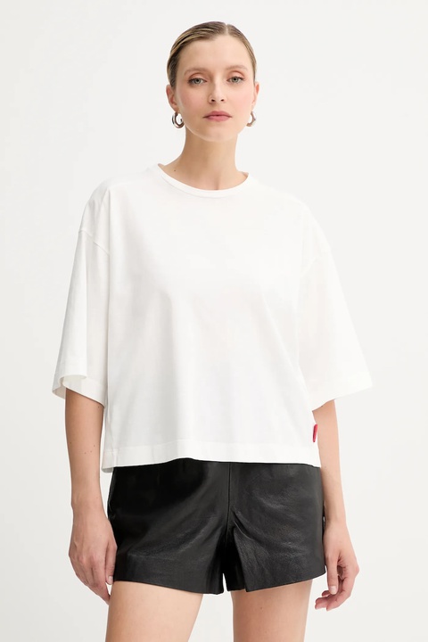 MAX&Co. t-shirt bawełniany damski kolor biały 2526976023200 - zdjęcie produktu nr 1