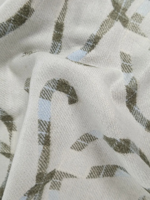 LOEWE Anagram-pattern scarf - Grey - zdjęcie produktu nr 2