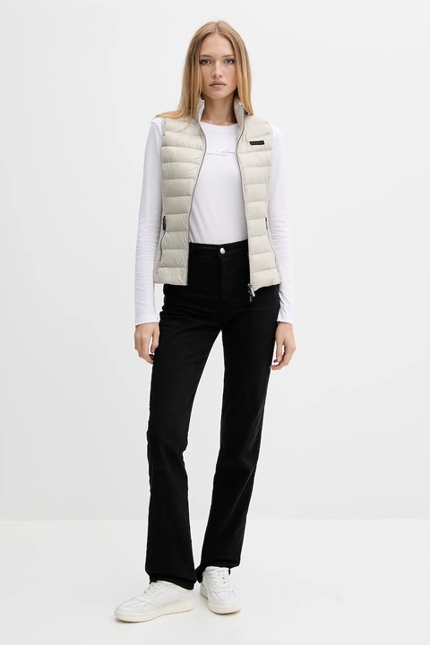 Armani Exchange spodnie damskie kolor czarny dopasowane high waist XW000072 AF12862 - zdjęcie produktu nr 1
