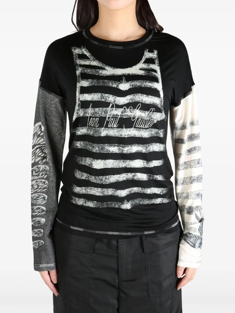 Jean Paul Gaultier printed T-shirt - Black - zdjęcie produktu nr 1