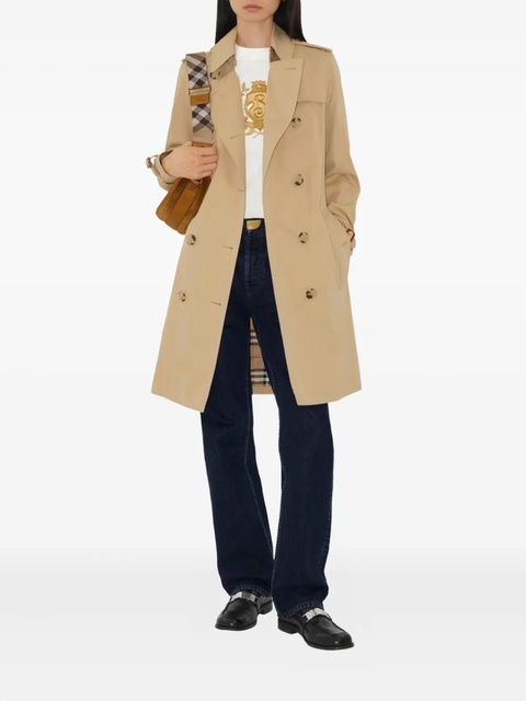 Burberry double-breasted belted trench coat - Neutrals - zdjęcie produktu nr 2