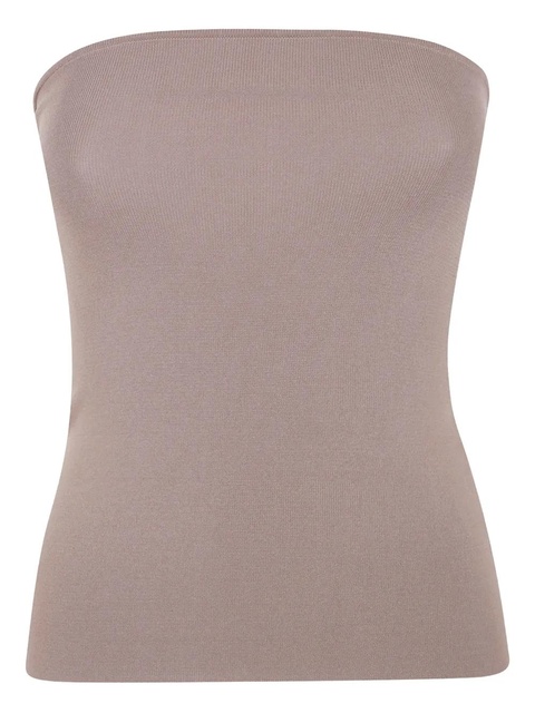 ENTIRE STUDIOS ribbed-knit strapless top - Neutrals - zdjęcie produktu nr 1