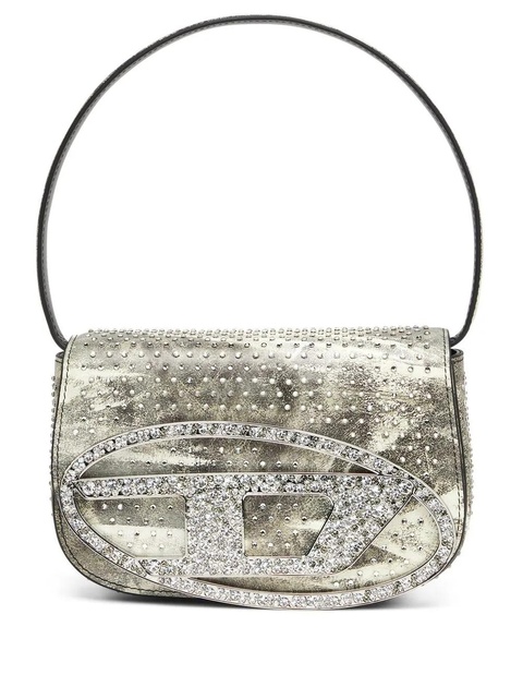 Diesel 1DR crystal-embellished shoulder bag - Green - zdjęcie produktu nr 1