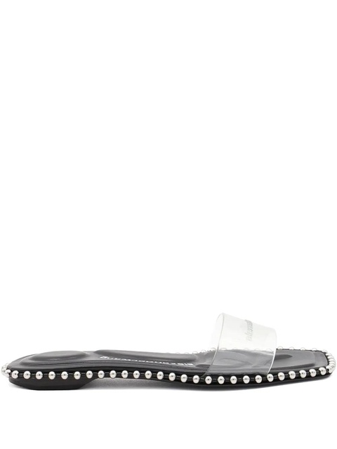 Alexander Wang beaded clear-strap flats - Black - zdjęcie produktu nr 1