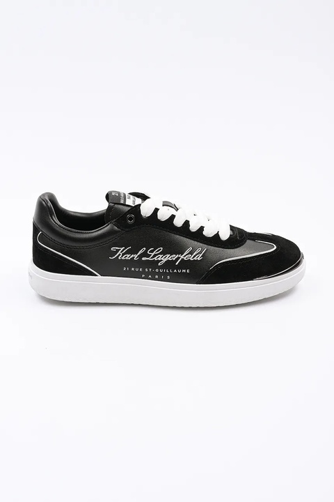 Karl Lagerfeld sneakersy skórzane ATLAS kolor czarny KL63822 - zdjęcie produktu nr 1