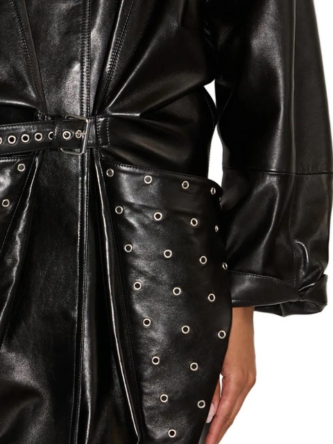 ISABEL MARANT Cesira coat - Black - zdjęcie produktu nr 2
