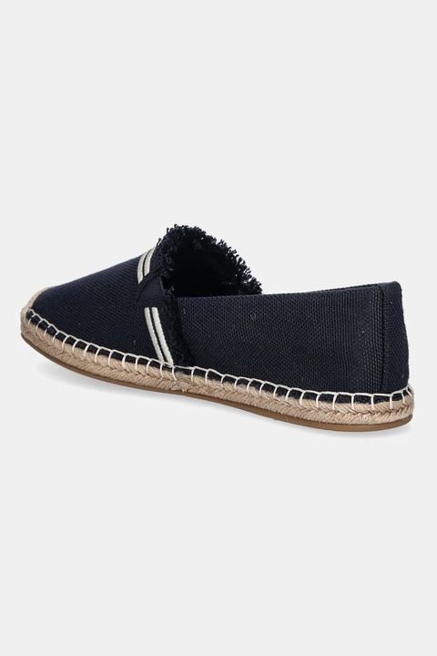Tommy Hilfiger espadryle FRINGE CANVAS CLOSED ESPADRILLE kolor granatowy FW0FW08881 - zdjęcie produktu nr 2