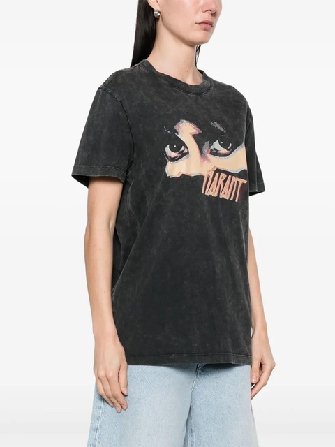 MARANT ÉTOILE Zoeline T-shirt - Black - zdjęcie produktu nr 2