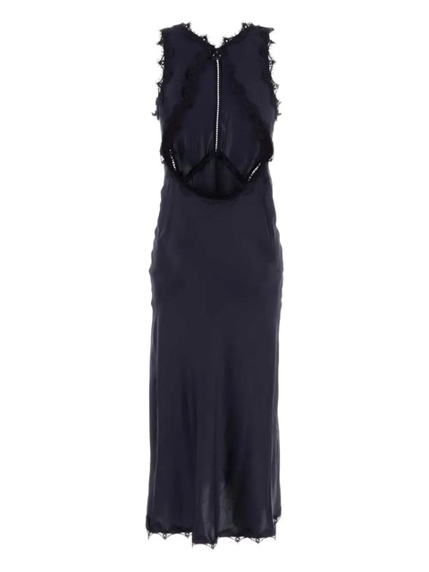 ISABEL MARANT Jadelia satin maxi dress - Black - zdjęcie produktu nr 2