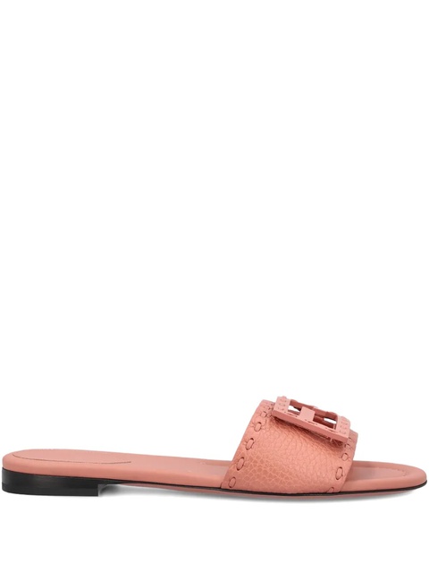 FENDI FF-buckle leather sandals - Pink - zdjęcie produktu nr 1