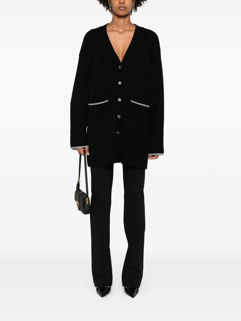 PINKO back-slit flared trousers - Black - zdjęcie produktu nr 2