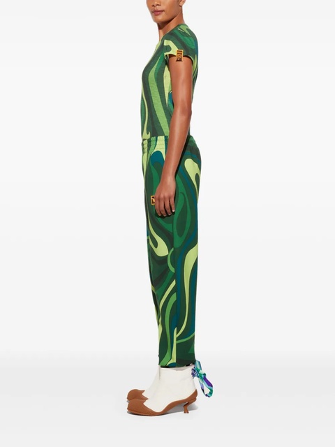 PUCCI fleece track pants - Green - zdjęcie produktu nr 1