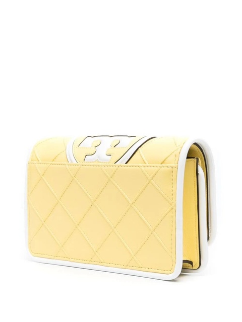 Tory Burch quilted leather crossbody bag - Yellow - zdjęcie produktu nr 2