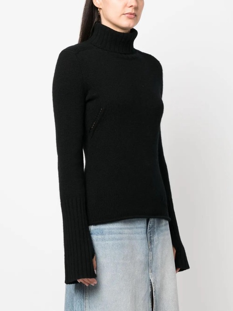 Zadig&Voltaire roll-neck cashmere jumper - Black - zdjęcie produktu nr 2