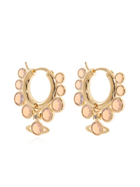 Vivienne Westwood Jenia hoop earrings - Gold - zdjęcie produktu nr 2