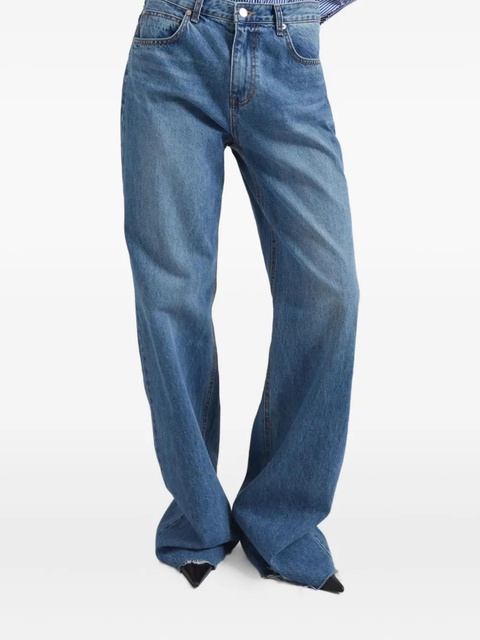 The Frankie Shop Dalston frayed jeans - Blue - zdjęcie produktu nr 2