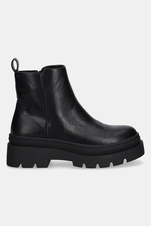U.S. Polo Assn. botki SHONA003 damskie kolor czarny na platformie lekko ocieplone SHONA003W/EY1 - zdjęcie produktu nr 1