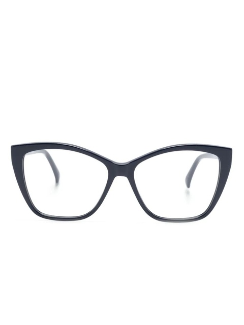 Max Mara Eyewear butterfly-frame glasses - Blue - zdjęcie produktu nr 1