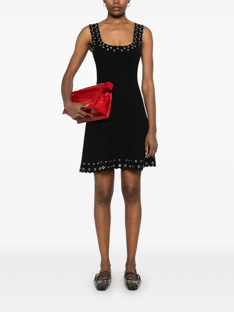 Maje eyelet-embellished minidress - Black - zdjęcie produktu nr 2