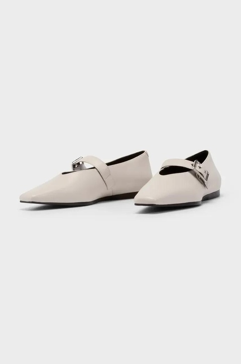 Vagabond Shoemakers baleriny skórzane WIOLETTA kolor beżowy 5701-201-02 - zdjęcie produktu nr 2