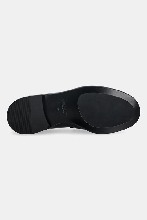 Vagabond Shoemakers mokasyny skórzane LINN damskie kolor szary na płaskim obcasie 6036-004-18 - zdjęcie produktu nr 2