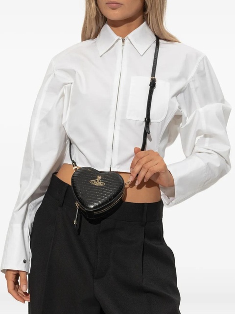 Vivienne Westwood heart-shaped cross body bag - Black - zdjęcie produktu nr 1