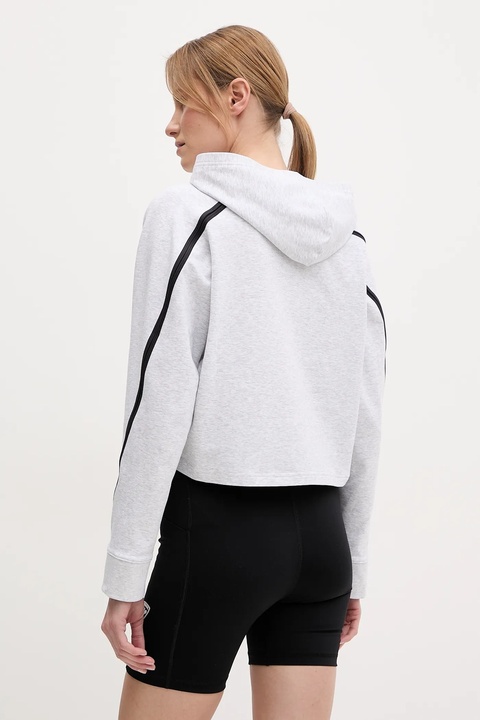 On bluza dresowa Studio kolor szary z kapturem melanżowa 1WF12421756 - zdjęcie produktu nr 1