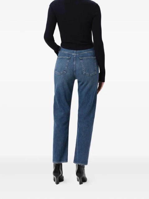 AGOLDE 90's Pinch Waist Crop Jeans - Blue - zdjęcie produktu nr 2