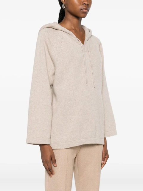 Weekend Max Mara hooded knitted sweater - Neutrals - zdjęcie produktu nr 2