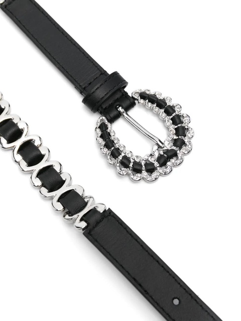 Maje diamanté-buckle belt - Black - zdjęcie produktu nr 2