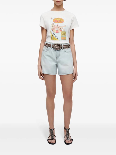 RE/DONE mid-rise denim shorts - Blue - zdjęcie produktu nr 2