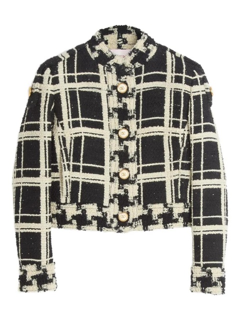 Valentino Garavani checked tweed jacket - Black - zdjęcie produktu nr 1