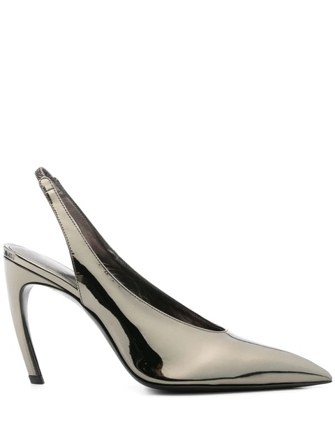The Attico 95mm Viper pumps - Silver - zdjęcie produktu nr 1