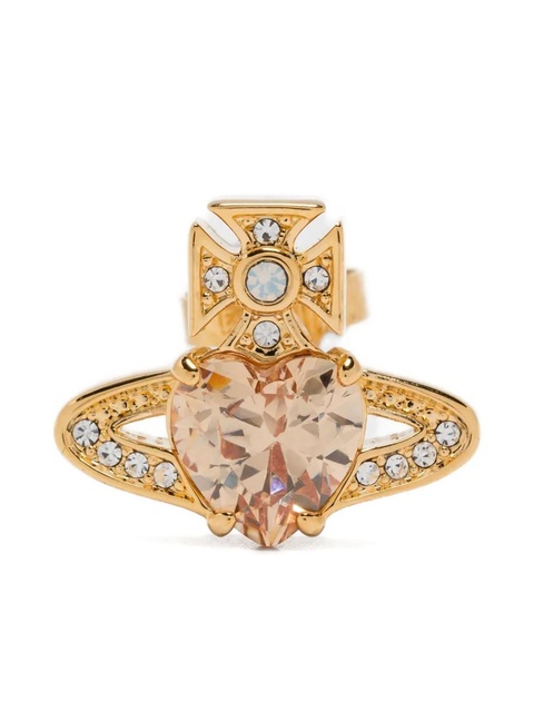Vivienne Westwood heart orb earrings - Gold - zdjęcie produktu nr 1