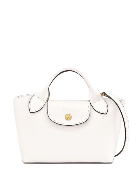 Longchamp Épure embossed leather mini bag - White - zdjęcie produktu nr 1