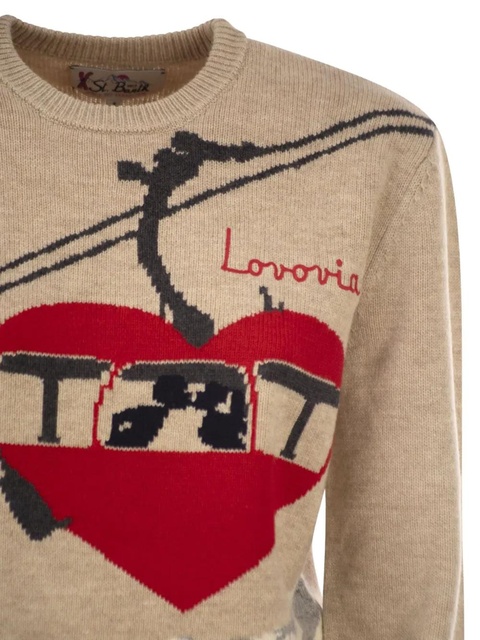 MC2 Saint Barth New Queen embroidered crew-neck sweater - Neutrals - zdjęcie produktu nr 2