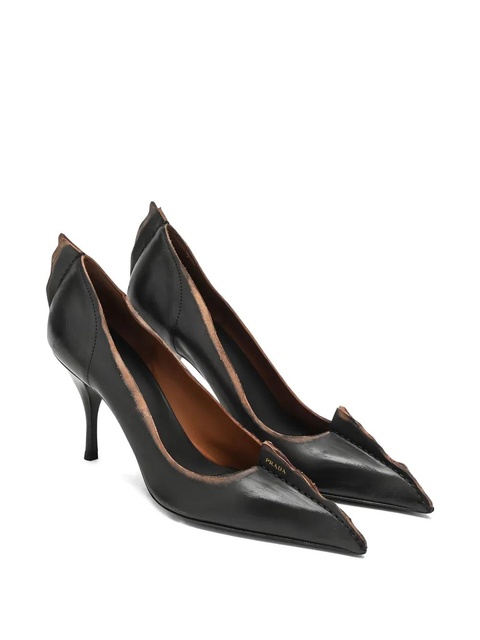 Prada 85mm calfskin pumps - Black - zdjęcie produktu nr 2