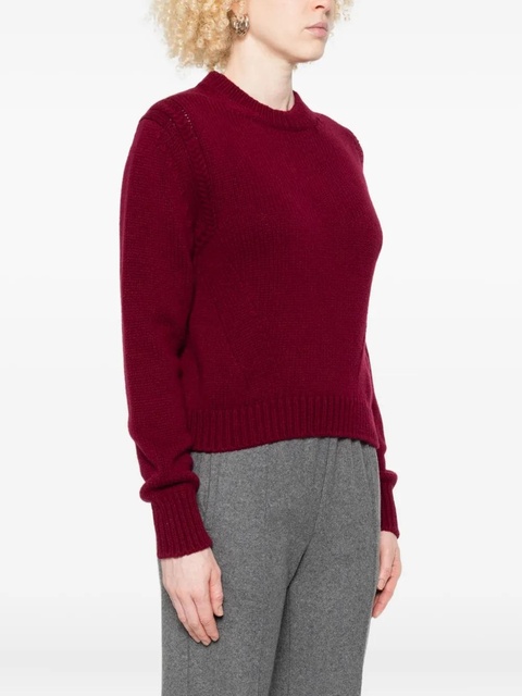 Moncler round-neck sweater - Red - zdjęcie produktu nr 1