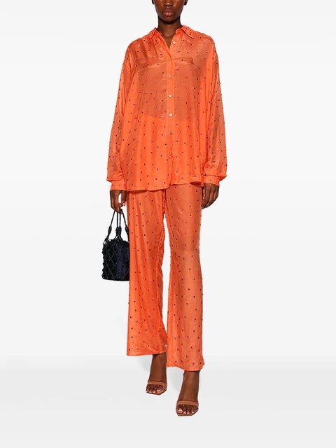 Oséree All-over gem trousers - Orange - zdjęcie produktu nr 1