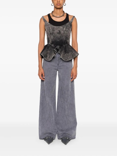 Diesel 1978 d-akemi 068sd flare-leg jeans - 8GJ BLUE - zdjęcie produktu nr 2