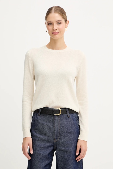 United Colors of Benetton sweter kaszmirowy kolor beżowy lekki 1033D107P - zdjęcie produktu nr 1