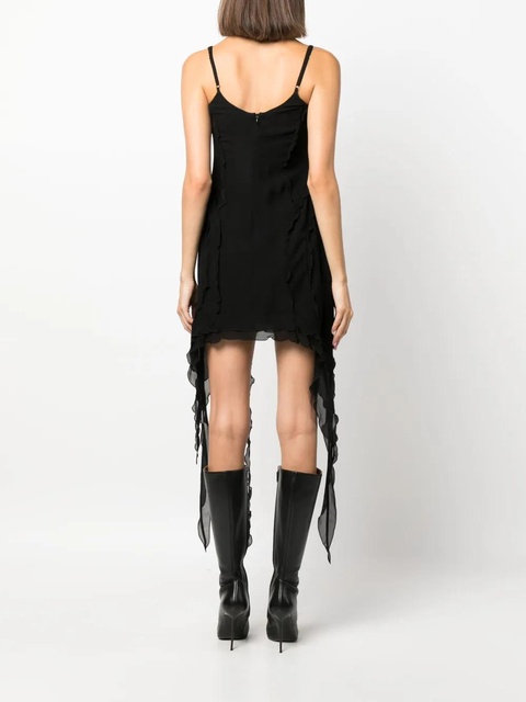 MISBHV halterneck seam-detail minidress - Black - zdjęcie produktu nr 2